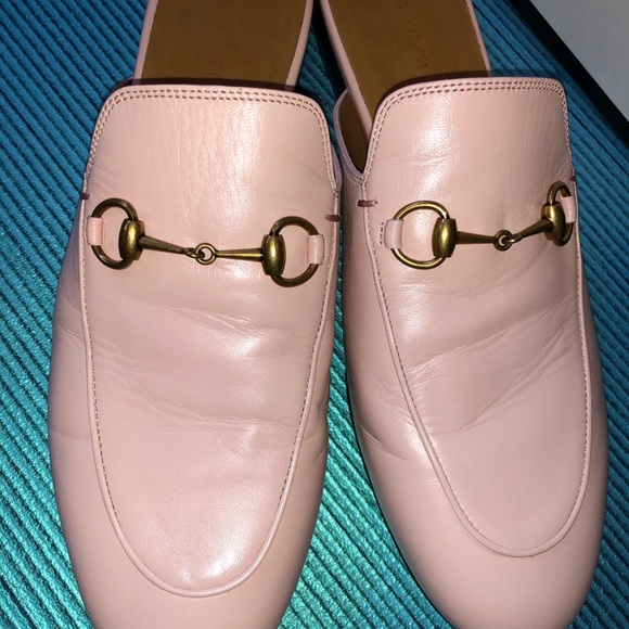 Gucci Princeton Slipper Mules Shoes Pink 39.5 - Picture 3 of 11